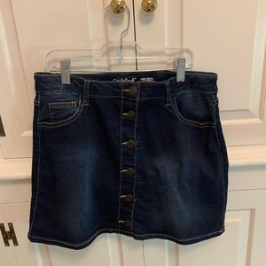 NWOT Cat & Jack Girls Denim Skirt